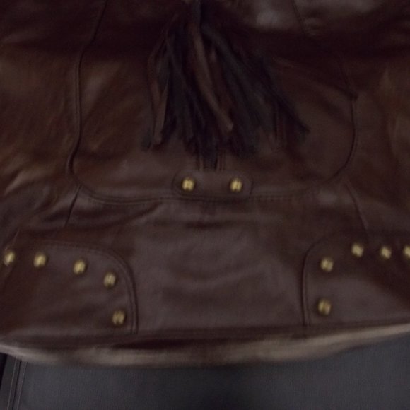 Brown Faux Leather Purse - Picture 3 of 10